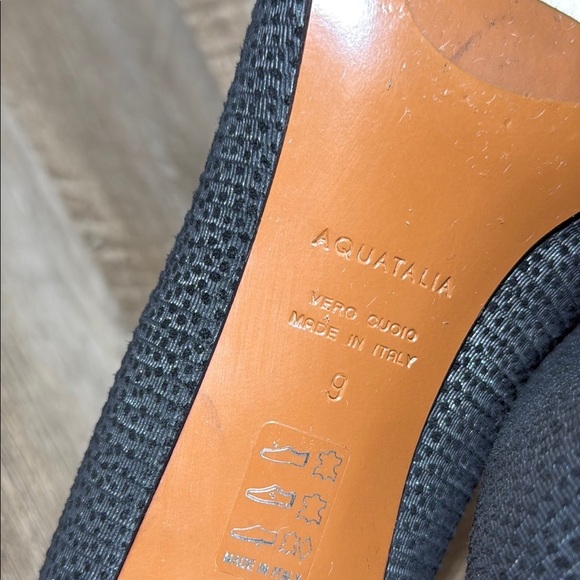 Aquatalia Pasha Block Heel Pumps - Picture 8 of 10